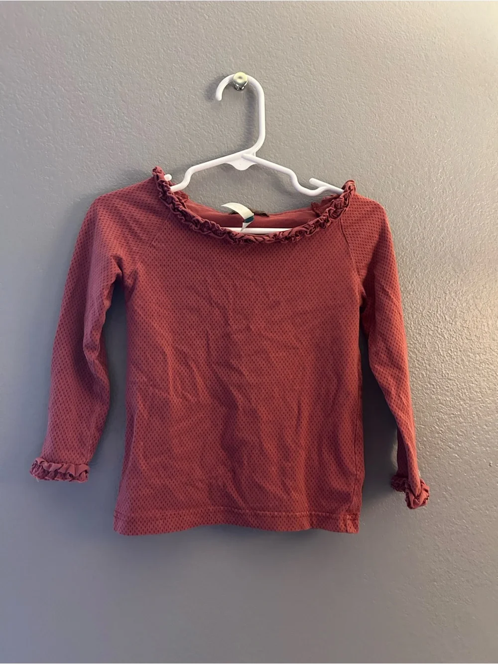 Matilda Jane little girls Burnt Orange Long Sleeve Shirt
